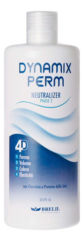 Нейтрализатор для химической завивки волос Dynamix Perm 4D Neutralizer 1000мл нейтрализатор для химической завивки волос dynamix perm 4d neutralizer 1000мл
