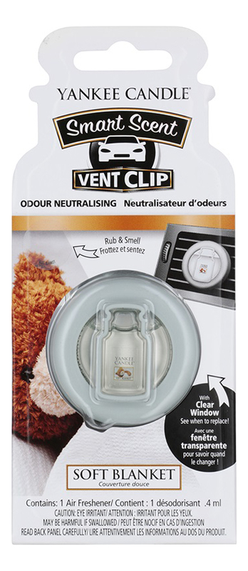 

Жидкий ароматизатор для автомобиля на зажиме Soft Blanket