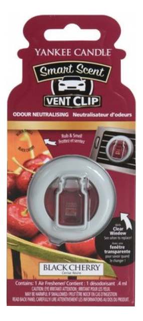 

Жидкий ароматизатор для автомобиля на зажиме Black Cherry