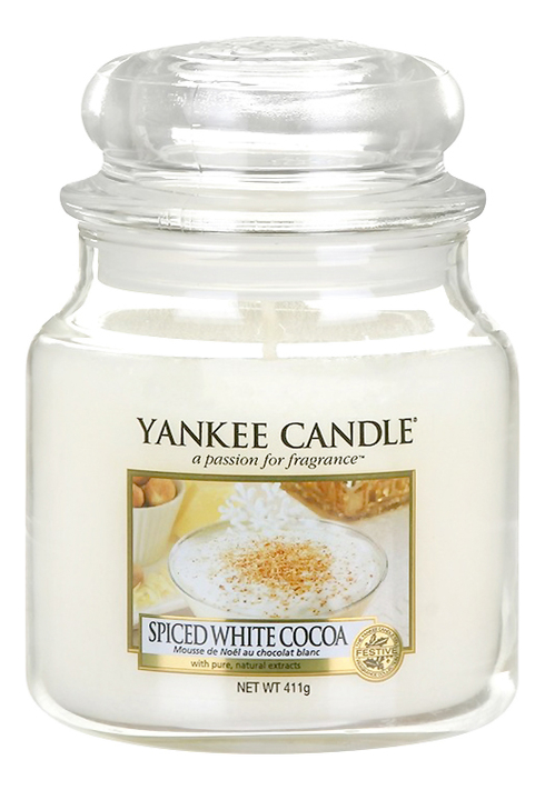 

Ароматическая свеча Spiced White Cocoa: Свеча 411г, Ароматическая свеча Spiced White Cocoa