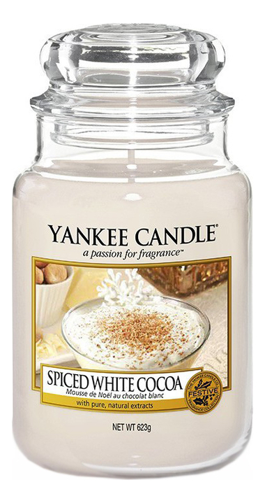 

Ароматическая свеча Spiced White Cocoa: Свеча 623г, Ароматическая свеча Spiced White Cocoa