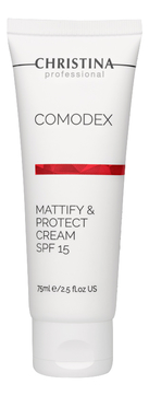 Матирующий защитный крем для лица Comodex Mattify & Protect Cream SPF15 75мл