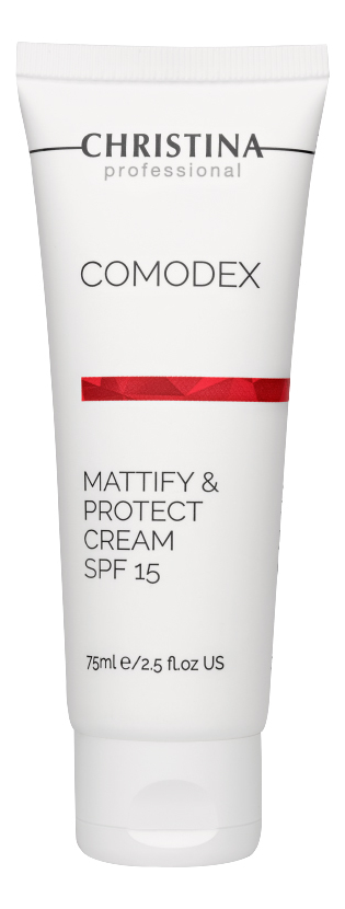 Матирующий защитный крем для лица Comodex Mattify & Protect Cream SPF15 75мл: Крем 75мл