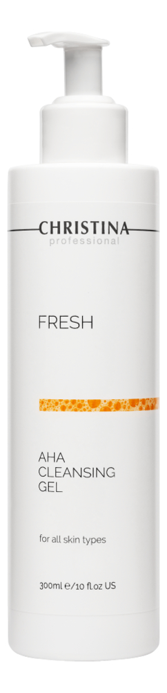 Очищающий гель для лица с фруктовыми кислотами Fresh AHA Cleansing Gel 300мл