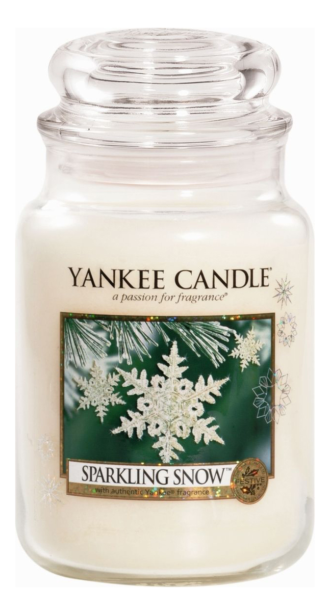 

Ароматическая свеча Sparkling Snow: Свеча 623г, Ароматическая свеча Sparkling Snow