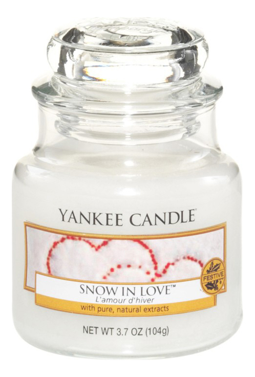 

Ароматическая свеча Snow In Love: Свеча 104г, Ароматическая свеча Snow In Love