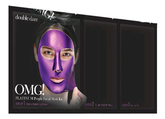 

Маска для лица трехкомпонентная Platinum Facial Mask 5шт: Purple, Маска для лица трехкомпонентная Platinum Facial Mask 5шт