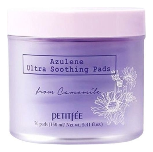 

Ультрауспокаивающие подушечки для лица с азуленом Azulene Ultra Soothing Pads 70шт