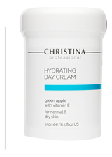 CHRISTINA Увлажняющий дневной крем для лица Hydrating Day Cream Green Apple + Vitamin E 250мл