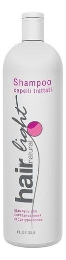 

Шампунь для восстановления структуры волос Hair Natural Light Shampoo Capelli Trattati 1000мл