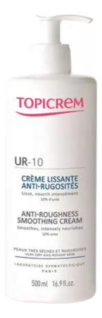 TOPICREM Смягчающий крем для огрубевшей кожи рук и ног Ur-10 Creme Lissante Anti-Rugosites