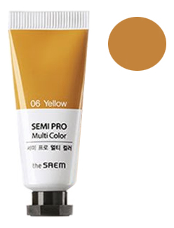 

Универсальный цветной пигмент Semi Pro Multi Color 5мл: 06 Yellow, Универсальный цветной пигмент Semi Pro Multi Color 5мл