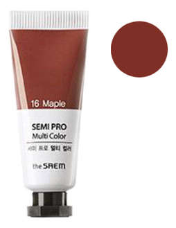 

Универсальный цветной пигмент Semi Pro Multi Color 5мл: 16 Maple, Универсальный цветной пигмент Semi Pro Multi Color 5мл