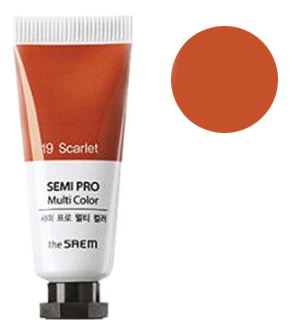 

Универсальный цветной пигмент Semi Pro Multi Color 5мл: 19 Scarlet, Универсальный цветной пигмент Semi Pro Multi Color 5мл