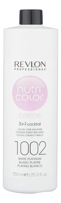 Краска для волос Nutri Color Creme 1002 White Platinum: Краска 750мл