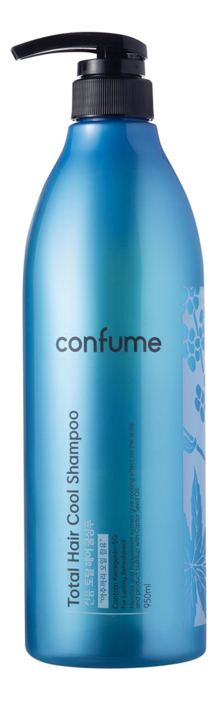 

Шампунь для волос c экстрактом мяты Confume Total Hair Cool Shampoo: Шампунь 950мл, Шампунь для волос c экстрактом мяты Confume Total Hair Cool Shampoo