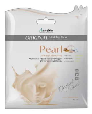 

Увлажняющая альгинатная маска Pearl Modeling Mask 25г: Маска 25г (запасной блок), Маска альгинатная с экстрактом жемчуга Pearl Modeling Mask