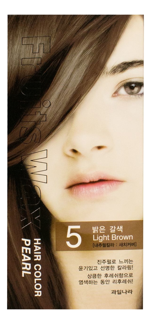 

Краска для волос Fruits Wax Pearl Hair Color 60мл: No 05, Краска для волос Fruits Wax Pearl Hair Color 60мл