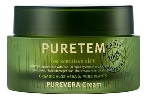

Крем для лица с экстрактом алоэ вера Puretem Purevera Cream 50мл
