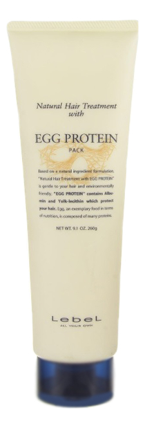 

Маска для волос с яичным протеином Natural Hair Treatment With Egg Protein Pack: Маска 260г, Маска для волос с яичным протеином Natural Hair Treatment With Egg Protein Pack