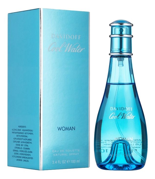 Cool Water Woman: туалетная вода 100мл davidoff подарочный набор cool water woman 2