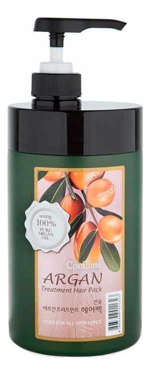 

Маска для волос с маслом арганы Confume Argan Treatment Hair Pack: Маска 1000мл, Маска для волос с маслом арганы Confume Argan Treatment Hair Pack