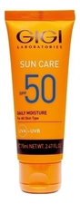 GiGi Крем антивозрастной Sun Care Daily Moisture For All Skin Types Active Anti-Age SPF50 75мл