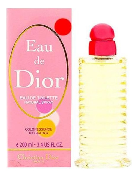 Eau de Dior Coloressence Relaxing: туалетная вода 200мл eau de dior coloressence energizing туалетная вода 100мл