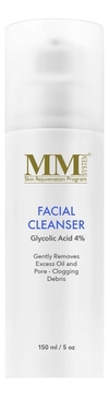Очищающий гель для лица и тела с гликолевой кислотой Facial Cleanser 4% 150мл