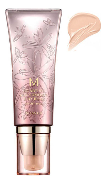 

BB крем многофункциональный M Signature Real Complete BB Cream SPF25 PA++ 20мл: 21 Light Pink Beige, BB крем многофункциональный M Signature Real Complete BB Cream SPF25 PA++ 20мл