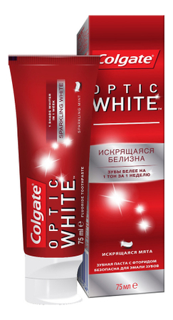 Colgate Зубная паста Optic White 75мл