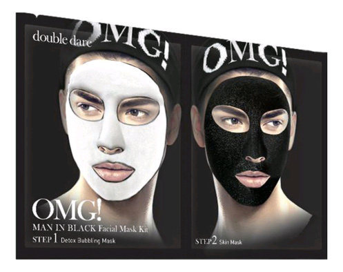 Маска для лица двухкомпонентная Man In Black Facial Mask: Маска 5шт