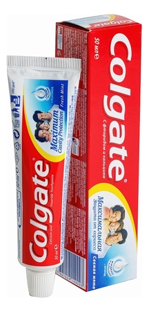 Colgate Зубная паста Максимальная защита от кариеса Свежая мята