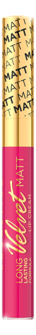 

Жидкая матовая губная помада Velvet Matt Lip Cream 9мл: No 411, Жидкая матовая губная помада Velvet Matt Lip Cream 9мл