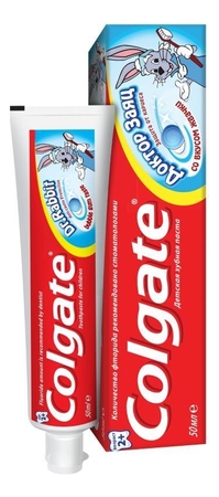 Colgate Зубная паста с 2 лет Доктор Заяц 50мл (вкус жвачки)