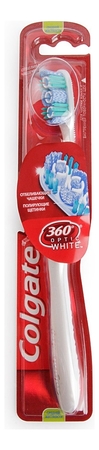 Colgate Зубная щетка 360° Optic White (средняя)