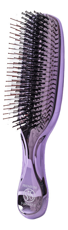 расческа scalp brush world premium удлиненная золото s heart s scalp brush premium 1 шт Расческа Scalp Brush World Premium (фиолетовый)