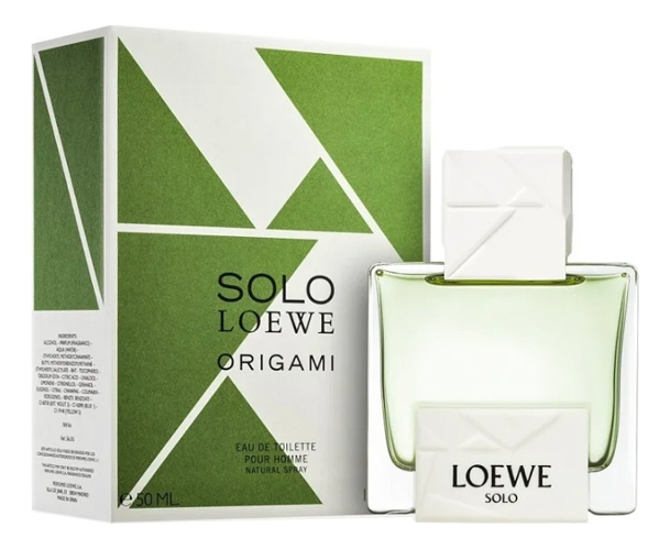 

Solo Loewe Origami: туалетная вода 50мл, Solo Loewe Origami