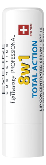 Концентрированная сыворотка для губ 8 в 1 Lip Therapy Professional Lip Concetrated Serum SPF15 20г концентрированная сыворотка для губ 8 в 1 lip therapy professional lip concetrated serum spf15 20г