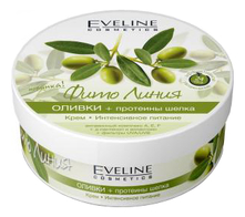 Eveline Крем для тела Интенсивное питание оливки + протеины шелка Фито Линия 210мл