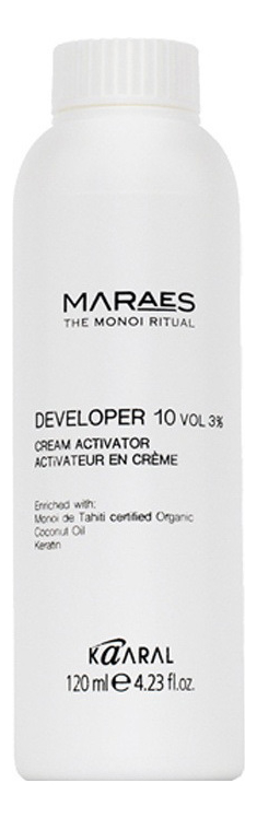 

Окисляющая эмульсия для окрашивания волос 3% Maraes Developer: Эмульсия 120мл, Окисляющая эмульсия для окрашивания волос 3% Maraes Developer