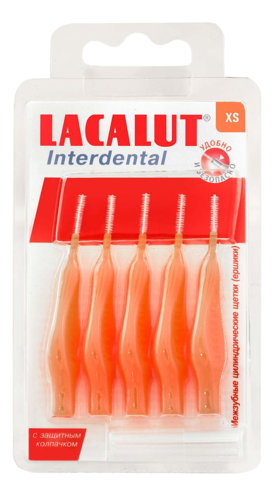 

Межзубный цилиндрический ершик Interdental XS d 2,0мм 5шт