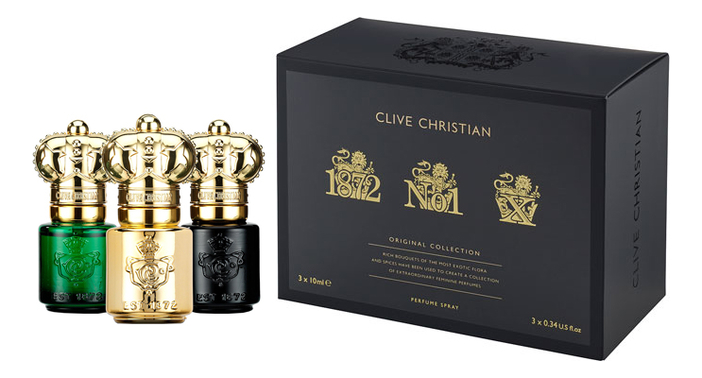 Original Collection Gift Set Feminine: духи 3*10мл (№1 For Women, X Women, 1872 Women) clive christian e green fougere perfume 50