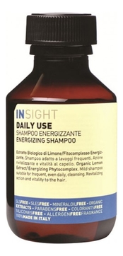 Шампунь для волос с экстрактом лимона Daily Use Energizing Shampoo