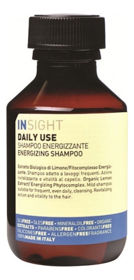 

Шампунь для волос с экстрактом лимона Daily Use Energizing Shampoo: Шампунь 100мл, Шампунь для волос с экстрактом лимона Daily Use Energizing Shampoo