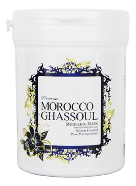 Маска альгинатная для сужения пор с марокканской вулканической глиной Premium Morocco Ghassoul Modeling Mask