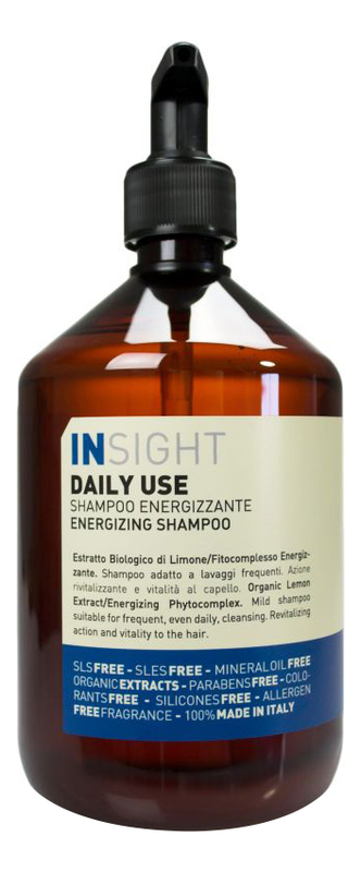 Шампунь для волос с экстрактом лимона Daily Use Energizing Shampoo: Шампунь 400мл