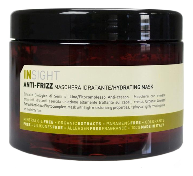 

Маска для волос с экстрактом льняных семян и маслом конопли Anti-Frizz Hydrating Mask: Маска 500мл, Маска для волос с экстрактом льняных семян и маслом конопли Anti-Frizz Hydrating Mask