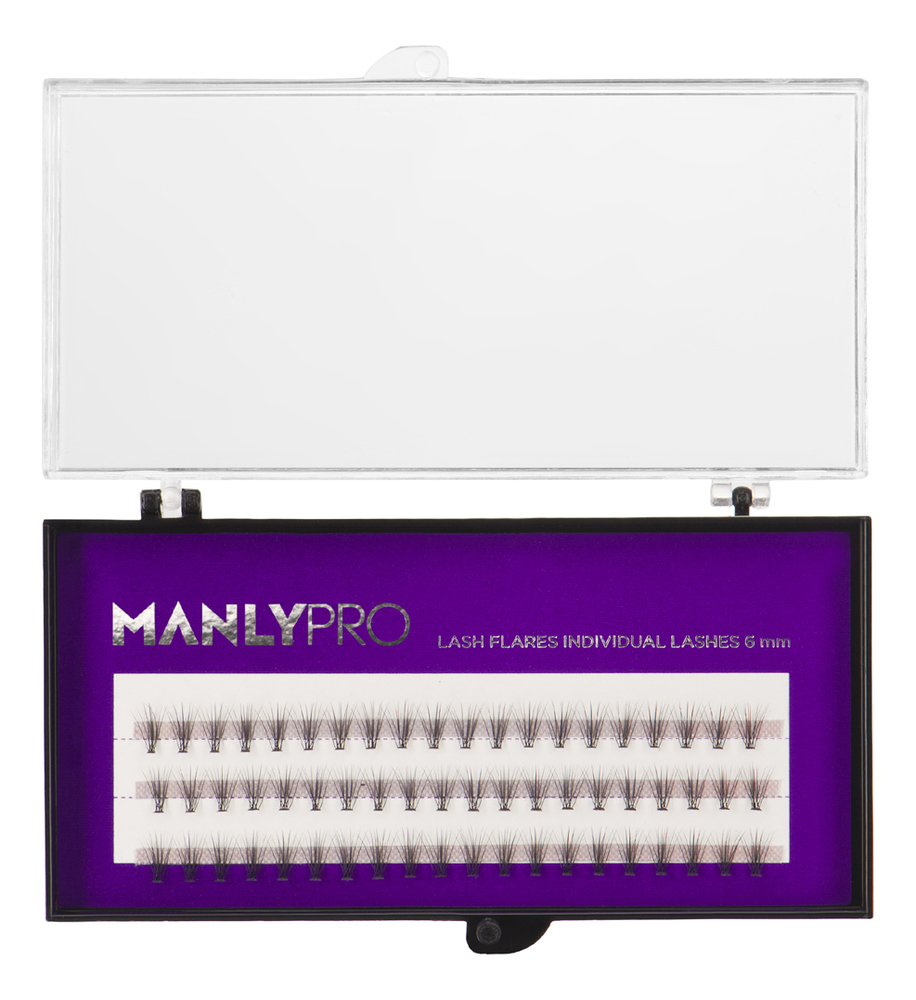 

Ресницы пучковые Шелк Lash Flares Individual: РП02 6мм, Ресницы пучковые Шелк Lash Flares Individual