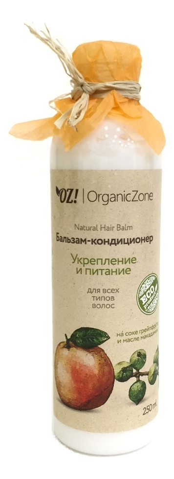 цена Бальзам-кондиционер для волос Укрепление и питание Natural Hair Balm 250мл: Бальзам-кондиционер 250мл